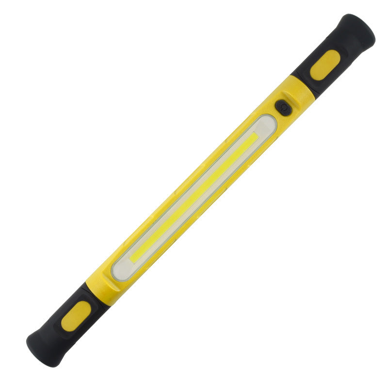 Arenzza rechargeable work light with 3000 lumens, USB-C port, magnetic base, and 360° adjustable head for car repairs.