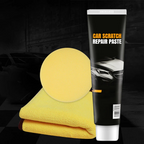 Arenzza car scratch repair paste in a tube, designed for car accessories, shown on a white background.