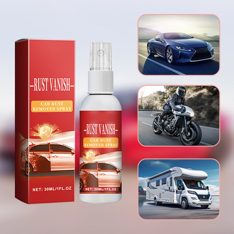 Arenzza multifunctional car rust remover spray bottle for cleaning and protecting car surfaces against rust and corrosion.