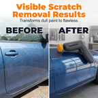 Arenzza electric car scratch repair polisher with a compact design, suitable for car accessories and scratch removal.