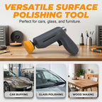 Arenzza electric car scratch repair polisher with handle and polishing pad, designed for car scratch removal and surface polishing.
