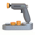Arenzza electric car scratch repair polisher and buffing tool for car accessories, shown with polishing pad and handle.