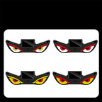 Arenzza Solar Devil's Eye LED car warning light showing waterproof design and four lighting modes for vehicle safety.