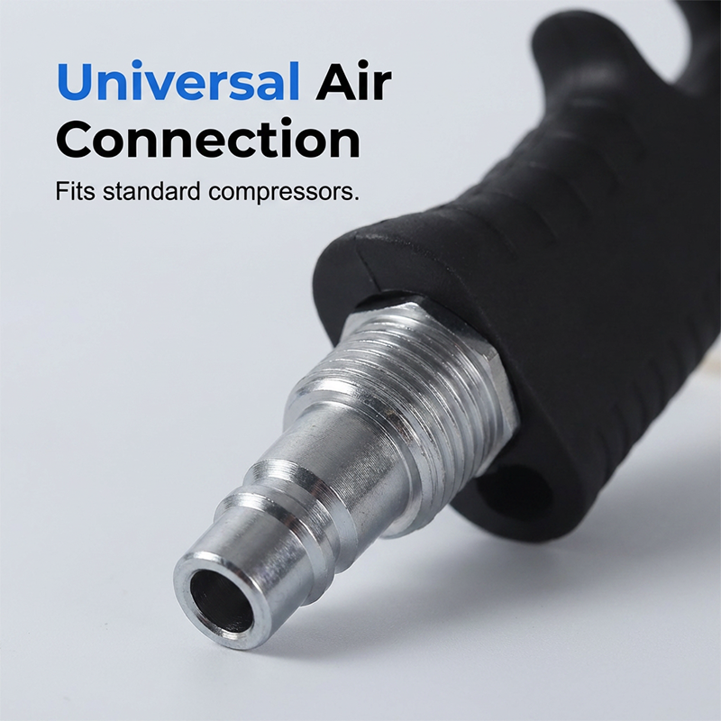 Arenzza high-pressure pneumatic air cleaning gun for cars, with a metal nozzle and ergonomic handle for precise cleaning.