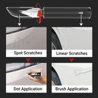 Arenzza car scratch repair pen for car accessories, showing the pen and packaging on a white background.