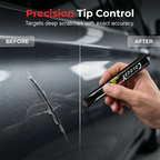 Arenzza car scratch repair touch-up paint pen with black ink, designed for vehicle touch-up and scratch concealment.
