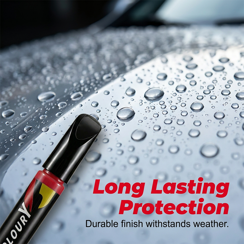 Arenzza car scratch repair paint pen for touch-up car scratches, in a compact pen form with black cap and label.