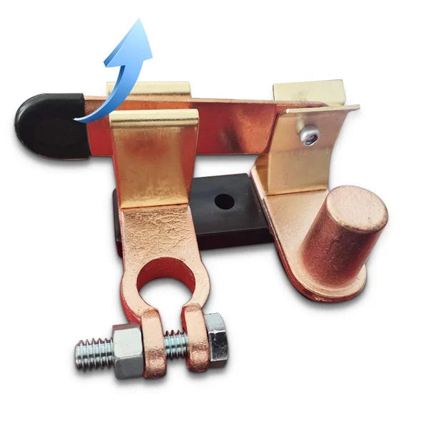 Arenzza hot sale top post knife blade master switch with clear plastic cover and control buttons, shown in a close-up image.