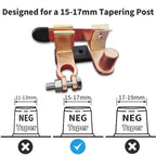 Arenzza Top Post Knife Blade Master Switch for industrial equipment, featuring a black switch with red and green buttons on a white background.