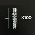 Arenzza lightweight iron expansion tube for construction, shown in a clear image highlighting its cylindrical shape and metal finish.