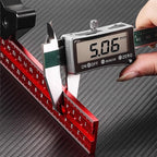 Arenzza combination square ruler with 45-90 degree marking, metal construction for precise woodworking and metalworking measurements.
