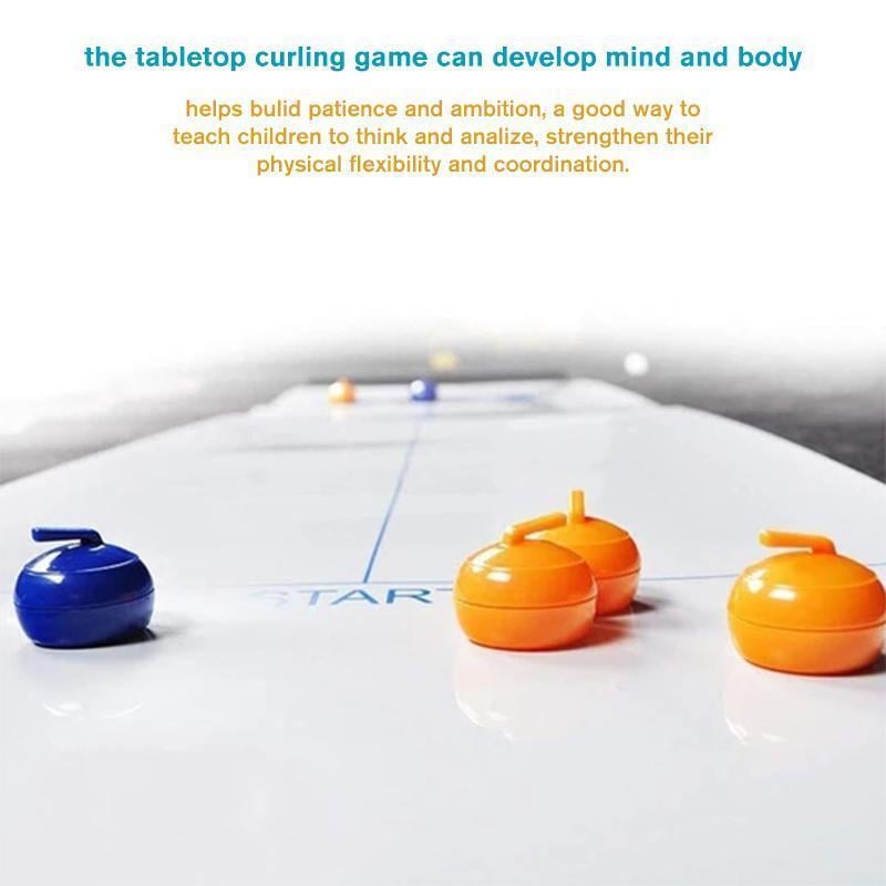 Arenzza Mini Curling Ball Stress Relief Toy with colorful, interactive design for stress relief and fidgeting.