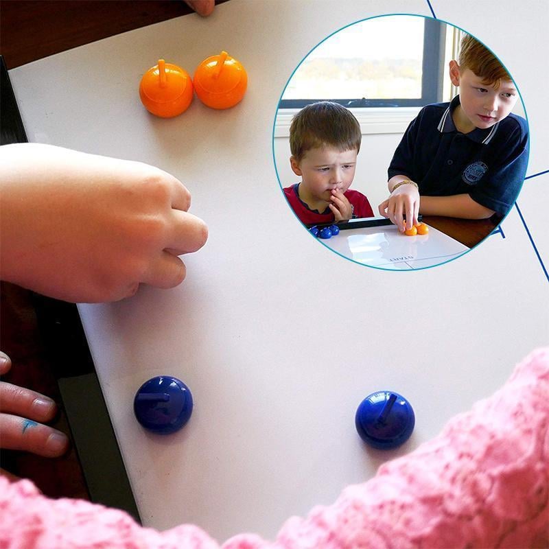 Arenzza mini curling ball stress relief toy, interactive and colorful, designed for stress relief and fidgeting.