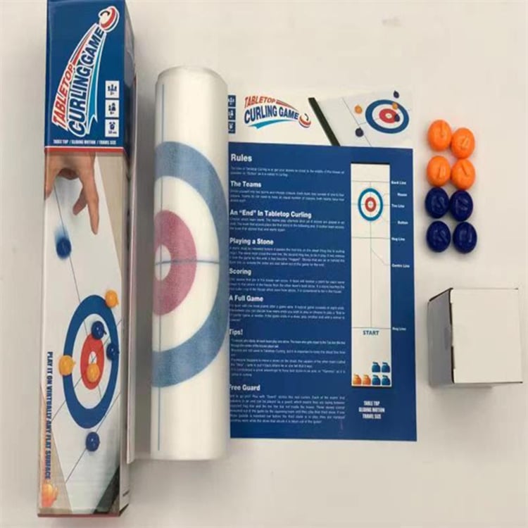 Arenzza Mini Curling Ball stress relief toy with colorful surface, small size, and interactive design for stress relief and fun.