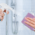 Arenzza antibacterial bathroom cleaner and lime scale remover bottle, designed for effective cleaning and stain removal.