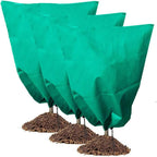 Arenzza plant freeze protection cover with drawstring for winter, thickened and clear for outdoor garden plant freeze protection.