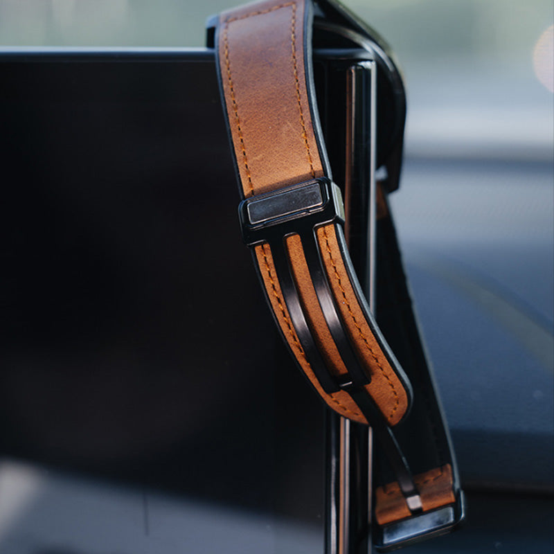 Arenzza Universal Fashion Smart Watch Band with magnetic buckle, black silicone strap, adjustable fit, on a white background.
