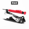 Arenzza multifunctional graffiti tool for woodworking, shown in use on a wooden surface, with various attachments for creative projects.