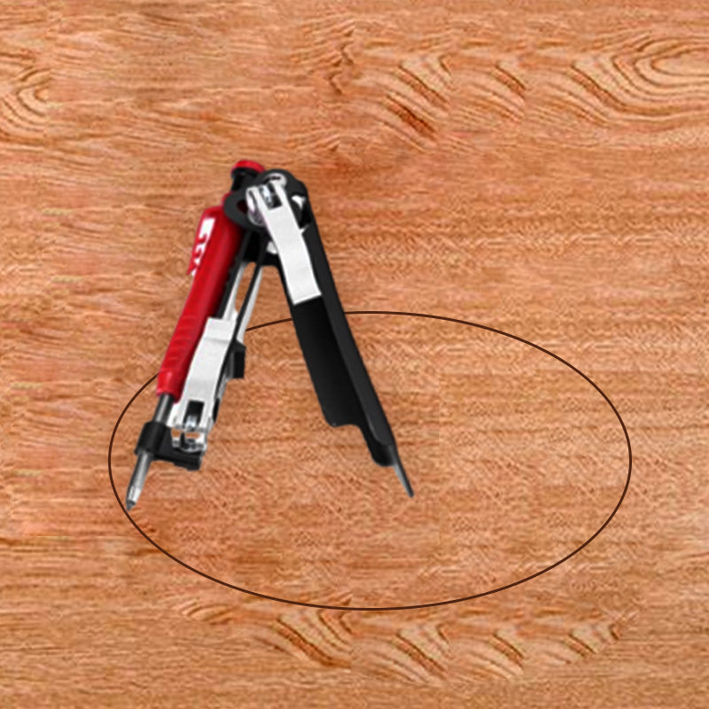 Arenzza multifunctional graffiti woodworking tool with various attachments, displayed on a wooden surface.