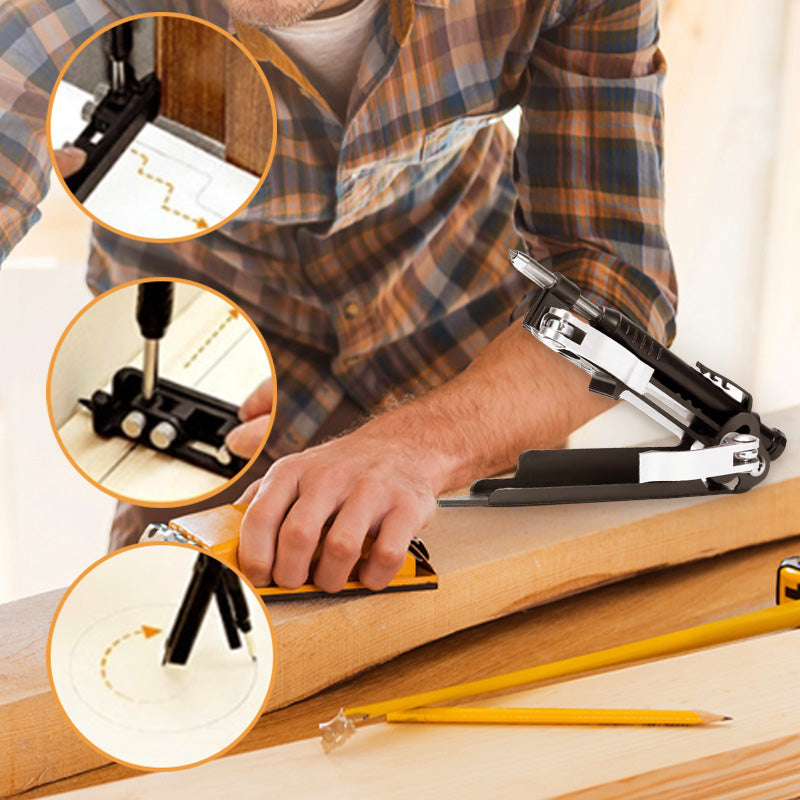 Arenzza multifunctional graffiti tool for woodworking, shown with various tips and handles on a wooden surface.