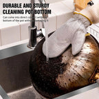 Arenzza kitchen dishwashing wire gloves, 10 pairs, lightweight, durable, perfect for cleaning and protecting hands during dishwashing.