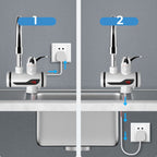 Arenzza instant electric water heater faucet with digital controls and sleek design, suitable for quick hot water delivery.