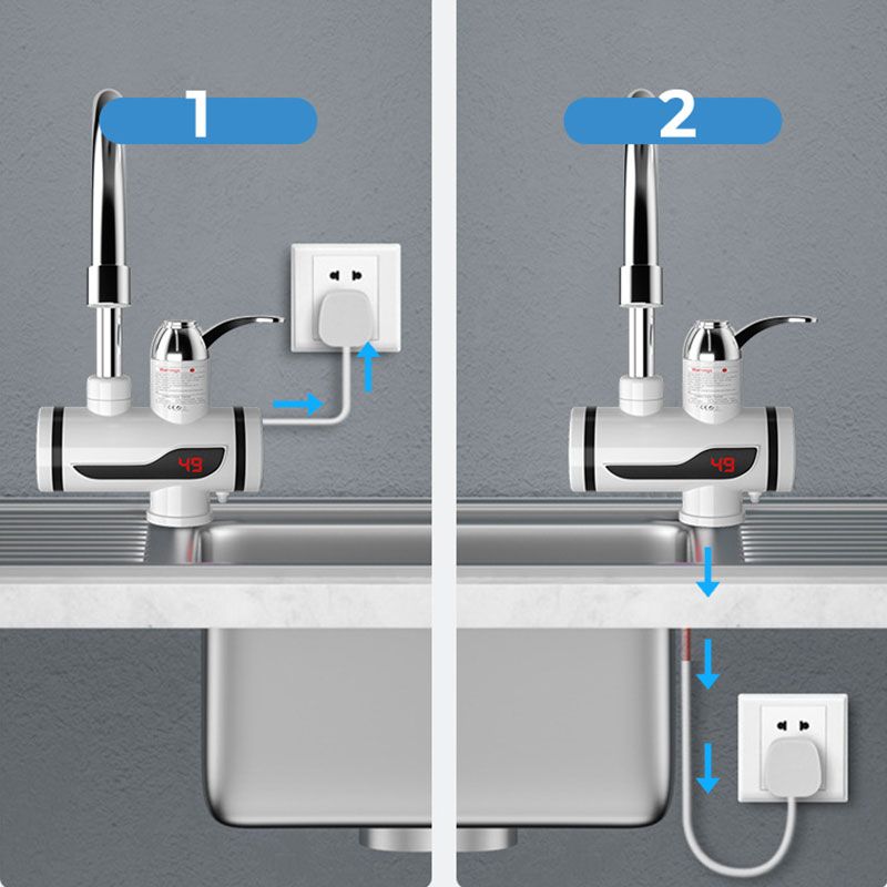 Arenzza instant electric water heater faucet with digital controls and sleek design, suitable for quick hot water delivery.