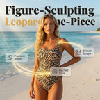 Arenzza women's modern printed one-piece swimsuit with colorful floral pattern, displayed on a mannequin.