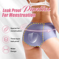 A pair of Arenzza women's high waist leak-proof panties designed for menstruation, featuring comfortable fit and discreet protection.