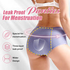 A pair of Arenzza women's high waist leak-proof panties designed for menstruation, featuring comfortable fit and discreet protection.