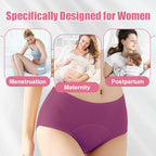 A pair of women's high waist leak-proof panties by Arenzza, designed for menstruation, in a soft, comfortable fabric.