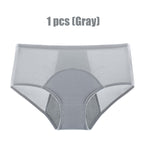 A pair of Arenzza women's high waist leak-proof panties designed for menstruation, featuring a comfortable fit and discreet coverage.