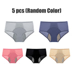 A pair of Arenzza women's high waist leak-proof panties designed for menstruation, featuring a comfortable fit and discreet coverage.