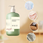 Arenzza Winter Specials bacteria and blood stain remover for underwear in a clear bottle with a white cap and label.