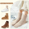 Five pairs of Arenzza women's solid mid-calf socks in various colors, showcasing soft fabric and comfortable fit.
