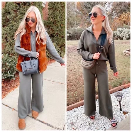 Arenzza women's 2-piece casual sweatsuit set with hoodie and joggers, comfortable loungewear for relaxed style.