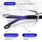 Arenzza anti-blue light safety glasses with black frames and clear lenses, designed for screen protection and eye safety.