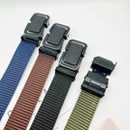Arenzza automatic buckle outdoor belt with adjustable strap and sturdy buckle, suitable for training and outdoor activities.