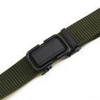 Aarenzza automatic buckle outdoor belt with adjustable strap, casual clothing accessory for outdoor activities and training.