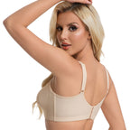 Arenzza women's elegant sheer full coverage plus size bra with supportive design and delicate lace details.