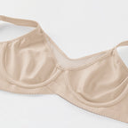 Arenzza women's plus size sheer full coverage bra with elegant design and supportive fit, displayed on a mannequin.