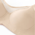 Aarenza women's sheer full coverage plus size bra in elegant design, showcasing the soft fabric and supportive fit.