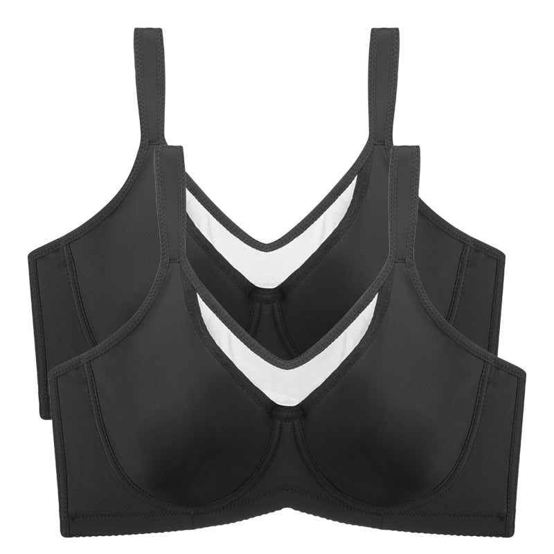 Aarenza women's plus size sheer full coverage bra with elegant design and supportive fit, displayed on a plain background.