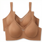 Arenzza women's plus size sheer full coverage bra in elegant design, featuring delicate lace and supportive fit.