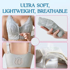 A women's Arenzza lace posture support bra with front closure, featuring comfortable design and supportive fit.
