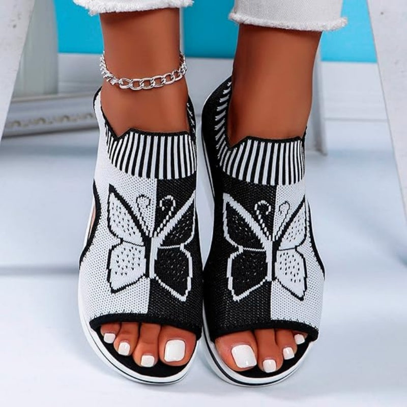 Women's Arenzza casual peep-toe platform beach sandals with open toes, comfortable straps, and a stylish summer look.