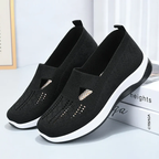 A pair of Arenzza women's orthopedic walking shoes, breathable and non-slip, designed for comfort for middle-aged and elderly women.