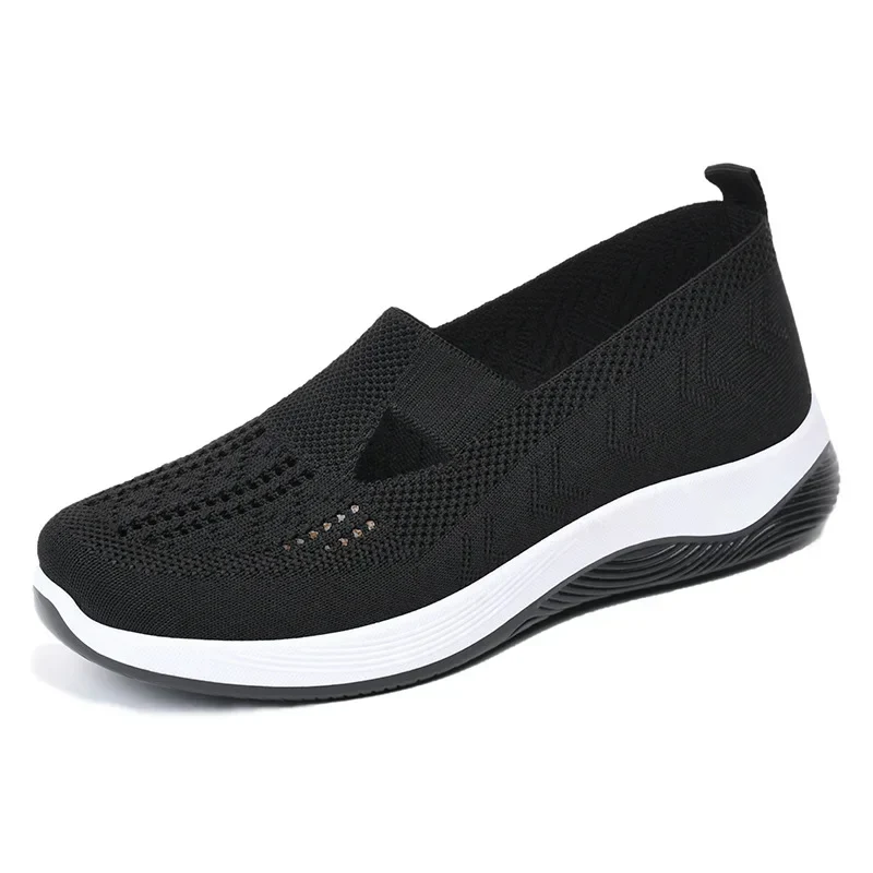 A pair of women’s breathable, non-slip orthopedic walking shoes by Arenzza, designed for comfort and support for middle-aged and elderly women.