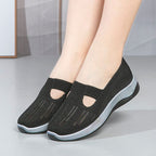 Arenzza women's orthopedic walking shoes, breathable and non-slip, designed for comfort and support for middle-aged and elderly women.
