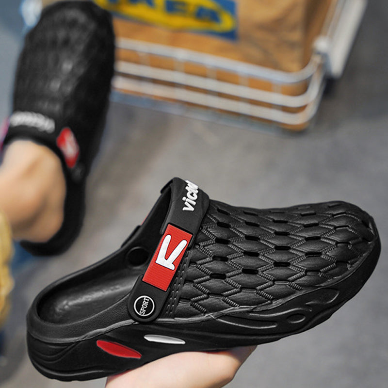 Men’s casual lightweight slip-on clog by Arenzza, showcasing comfortable and breathable design for everyday wear.